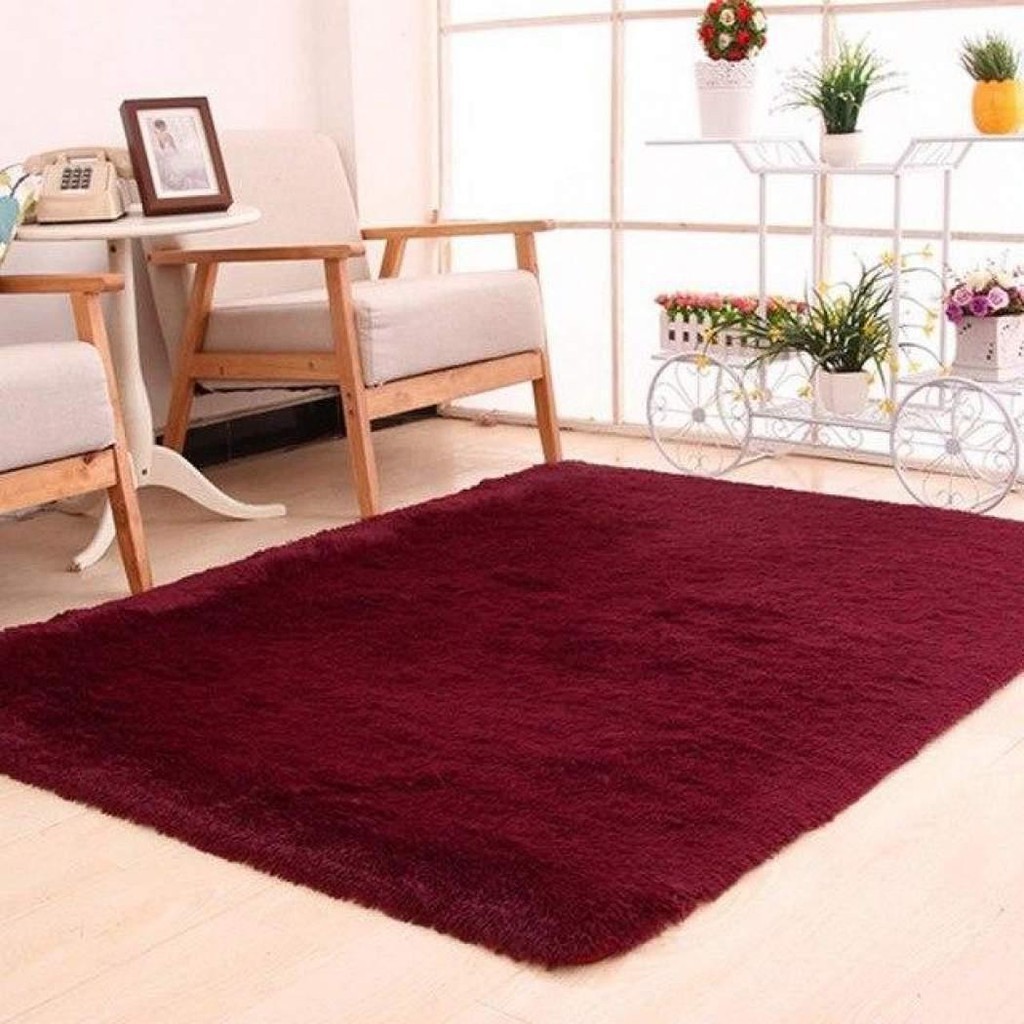 Jual SILVAOSHOP Karpet bulu rasfur 100x150x2cm ( COD ) | Shopee Indonesia