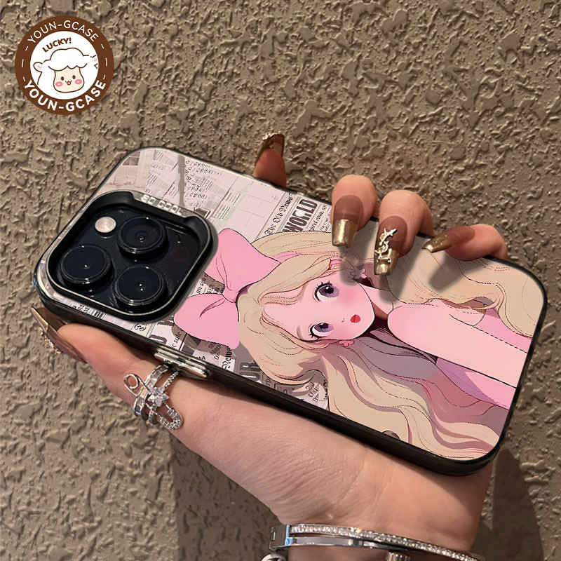 Jual Anime cartoon characters Long-haired girl with a bow Case ...
