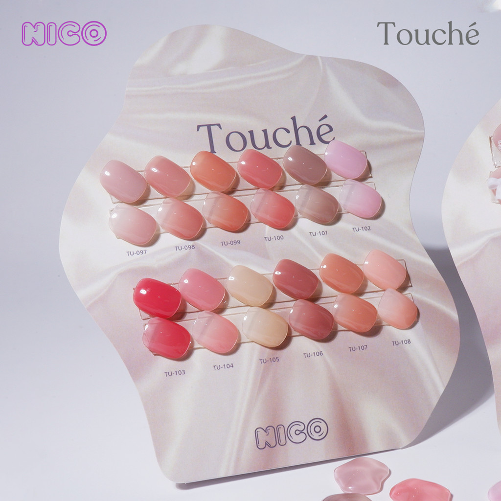 Jual NICO Gel Color Touche Series FULL SET | Gel Polish | UV Gel Kutek ...