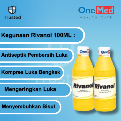 Jual Rivanol Onemed 100ml - Pembersih Luka akibat Infeksi Jamur ...