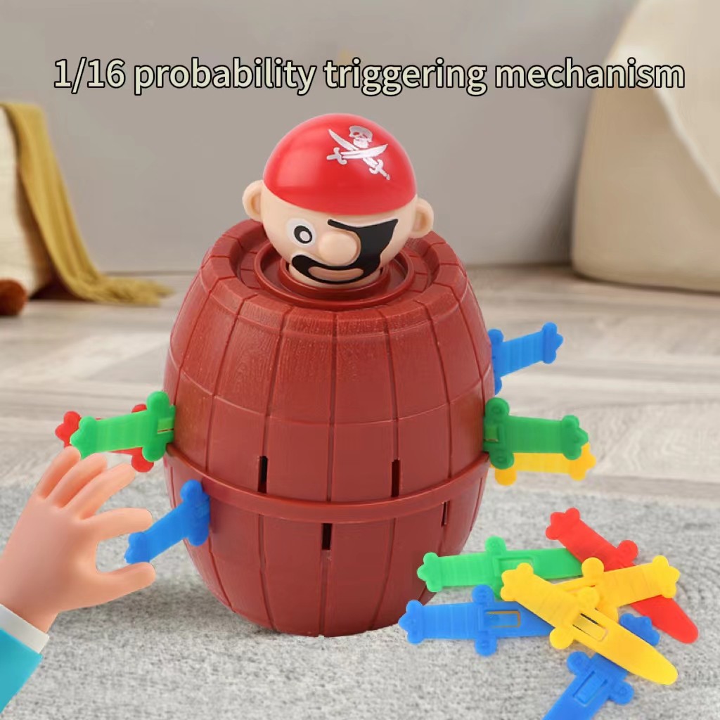 Jual Mini New Funny Pirate Barrel Toys Lucky Game Jumping Pirates ...