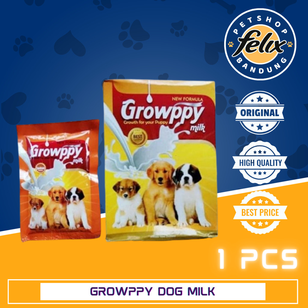Jual Growppy Dog Milk Puppy 30gr Per 1 PCS | Shopee Indonesia
