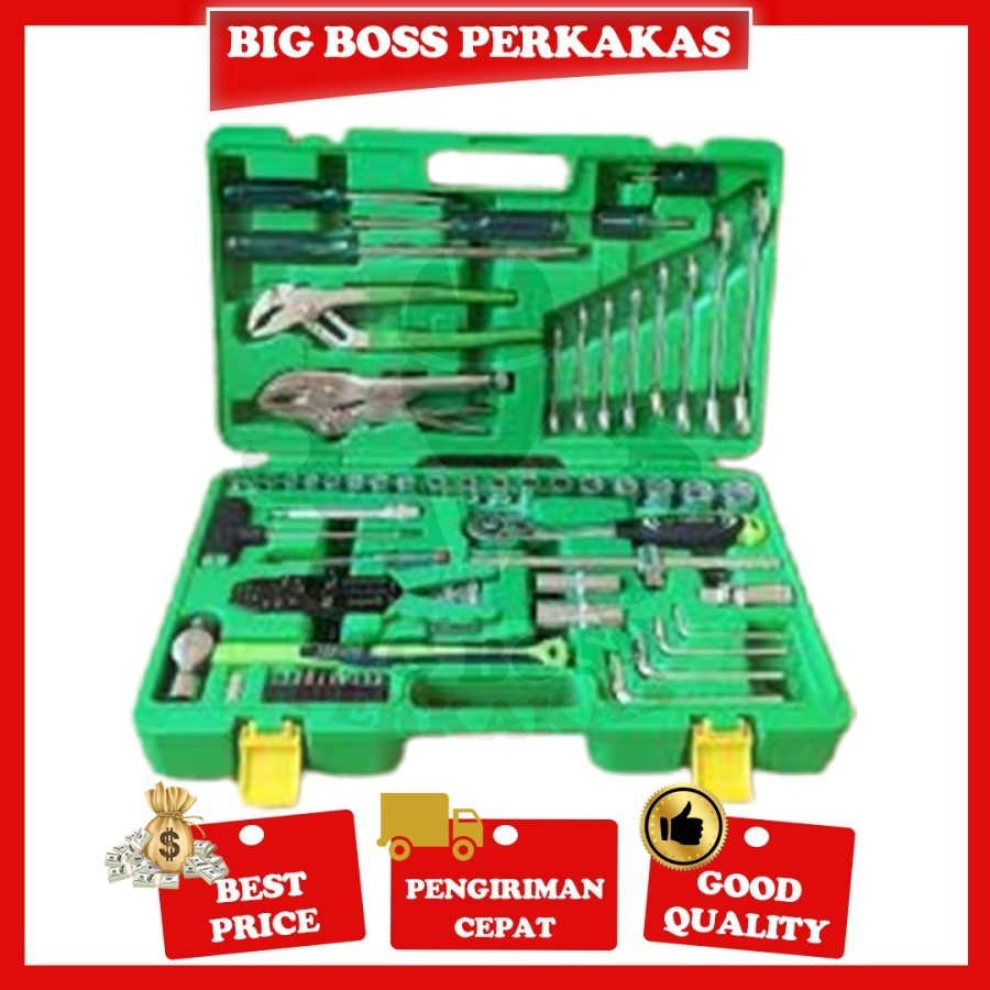 Jual Tekiro Tool Set 100 Pcs / Tekiro Mechanic Tool 100 Pcs | Shopee ...