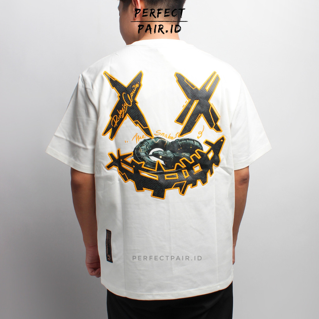 Jual RIC Ricky Is Clown Mechanical Snake White Tee 100% Original ...