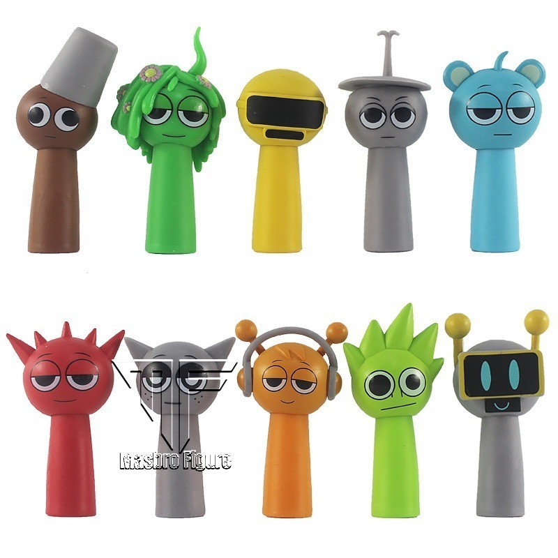 Jual Action Figure Sprunki Figure Horor Game Sprunki Set isi 10 ...