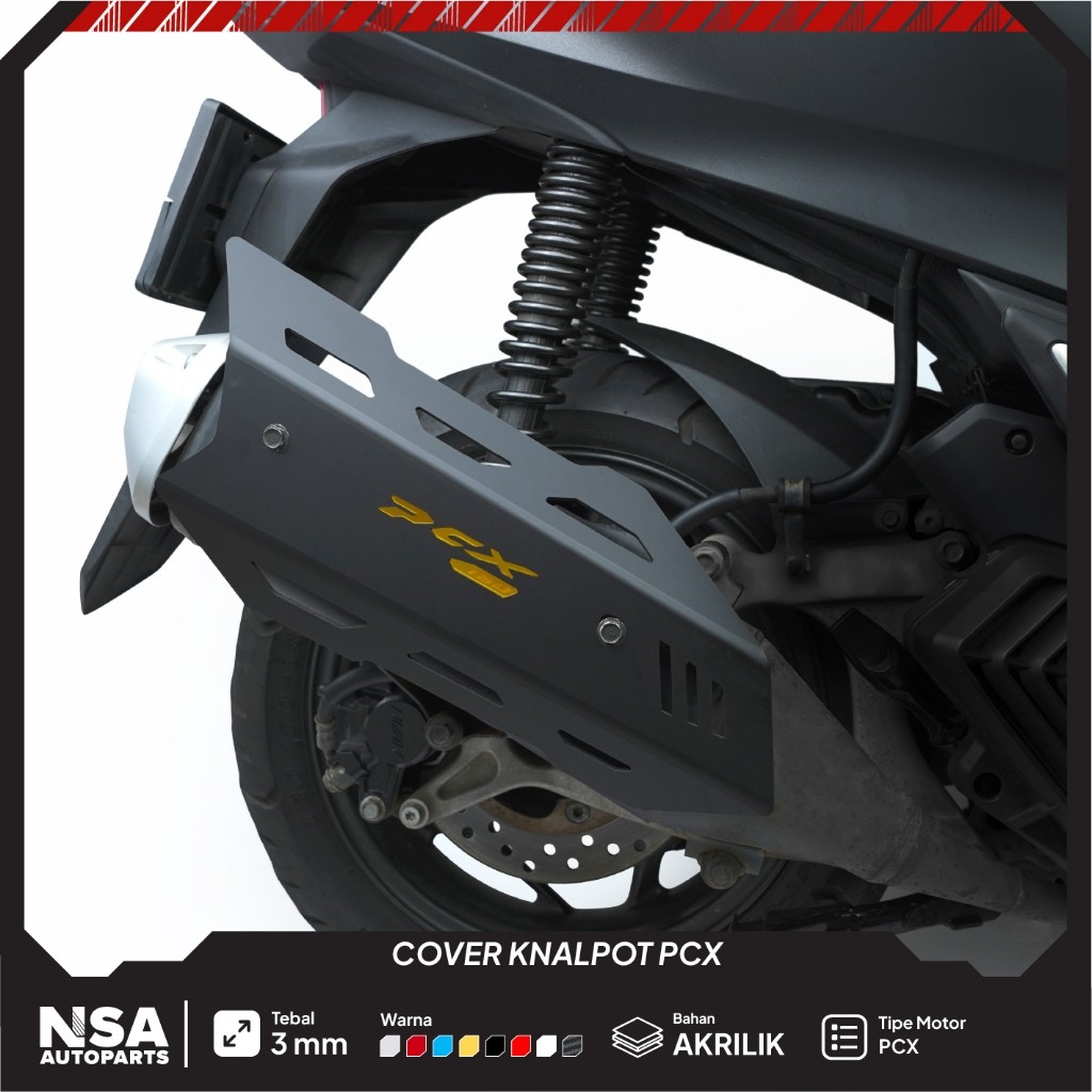 Jual TAMENG KNALPOT PCX 160 TUTUP KNALPOT PCX 160 COVER KNALPOT PCX 160 ...