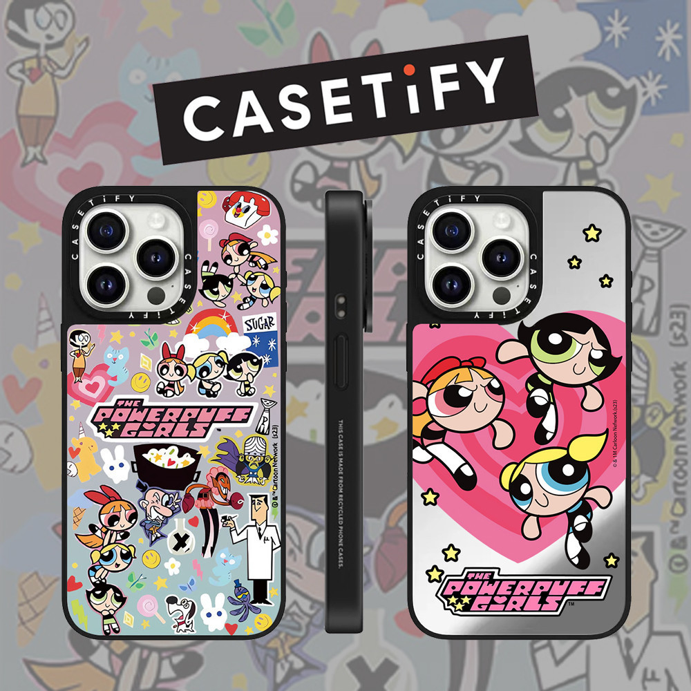 Jual CASETIFY Cartoon Cute Fun Girl The Powerpuff Girls Mirror Face ...