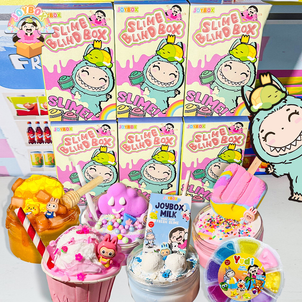 Jual RINBAOW Blind Box Slime Joybox Edukatif Mainan Anak Stretchy Blind ...