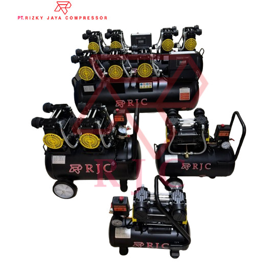 Jual Kompresor Oilless 1hp 2hp 3hp 4hp RJC Silent Compressor listrik 10 ...