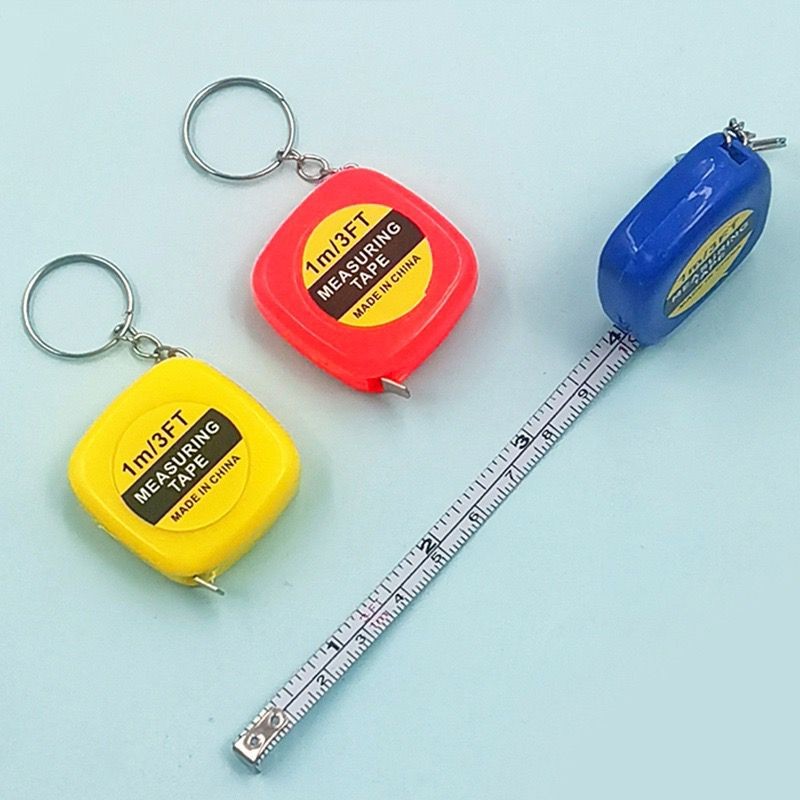 Jual GKM88 Gantungan Kunci Meteran 1m Mini Keychain Measuring Tape 1 ...