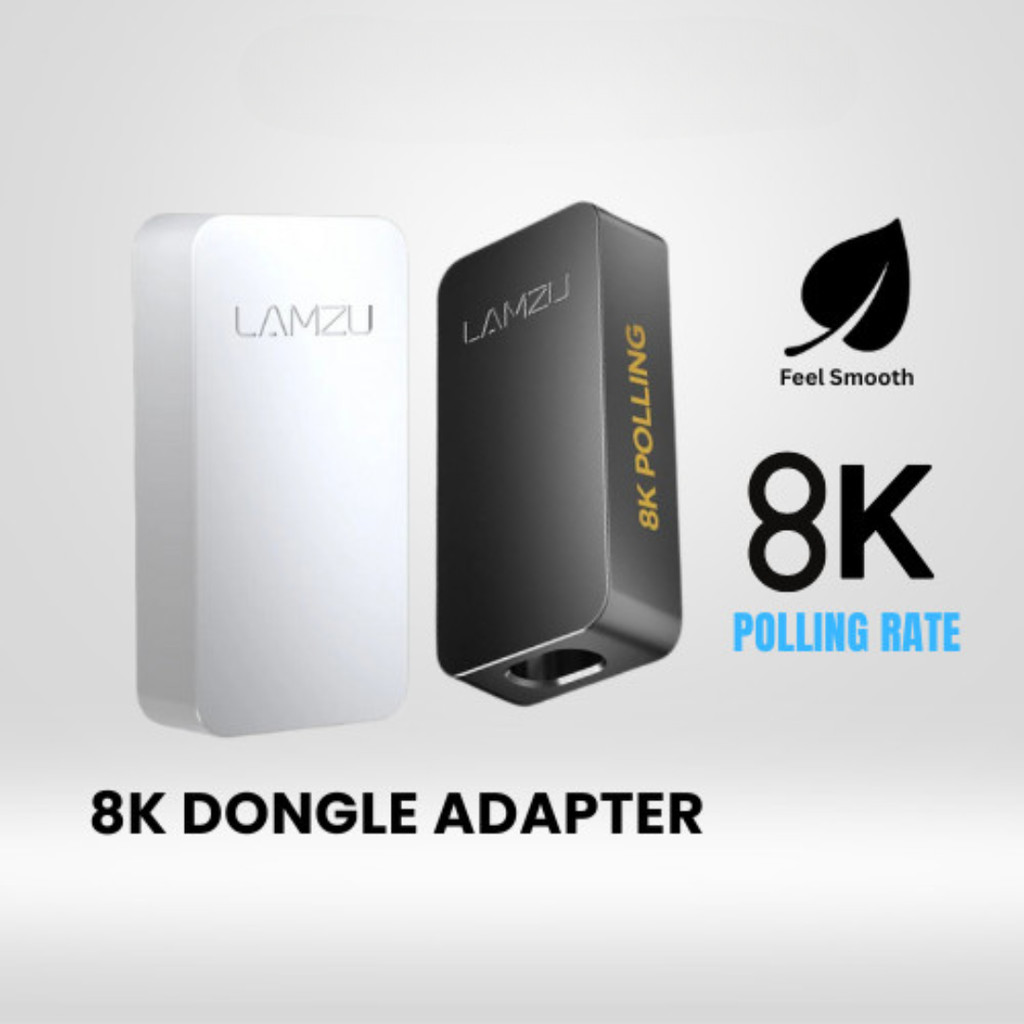 Jual Lamzu Dongle 8K Polling Rate Adapter USB Type C Wireless Extender ...