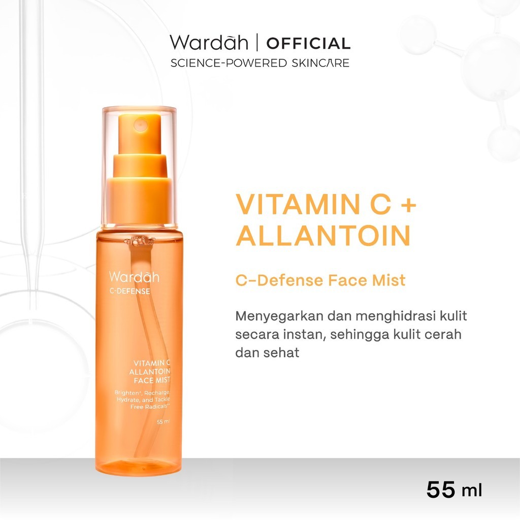 NEW! Wardah C-Defense Vitamin C Allantoin Face Mist 55 ml