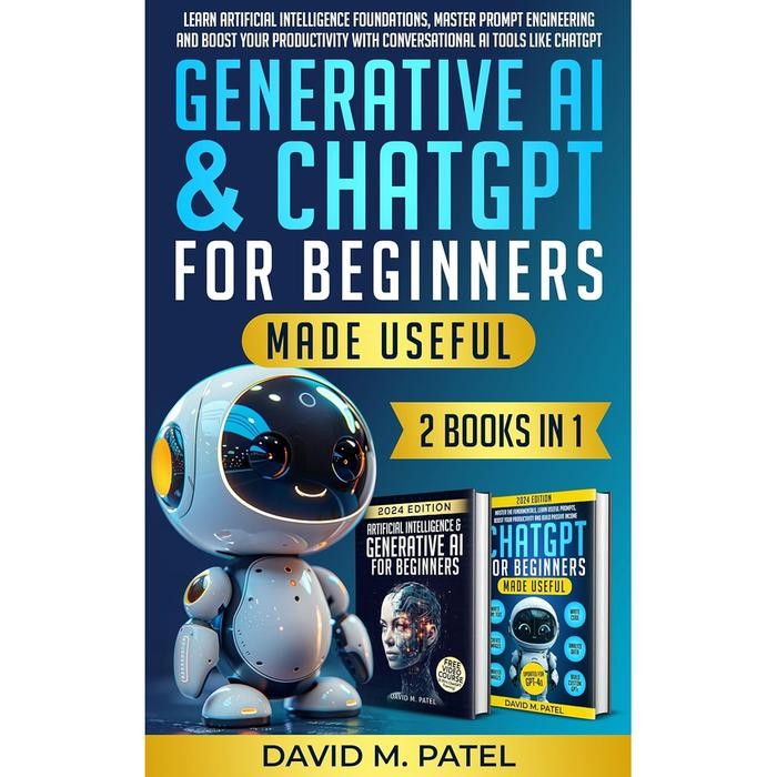 Jual Generative AI & ChatGPT for Beginners Made Useful - 2 Books in 1 ...