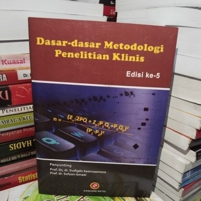 Jual Buku DASAR-DASAR METODOLOGI PENELITIAN KLINIS Edisi ke 5 | Shopee ...