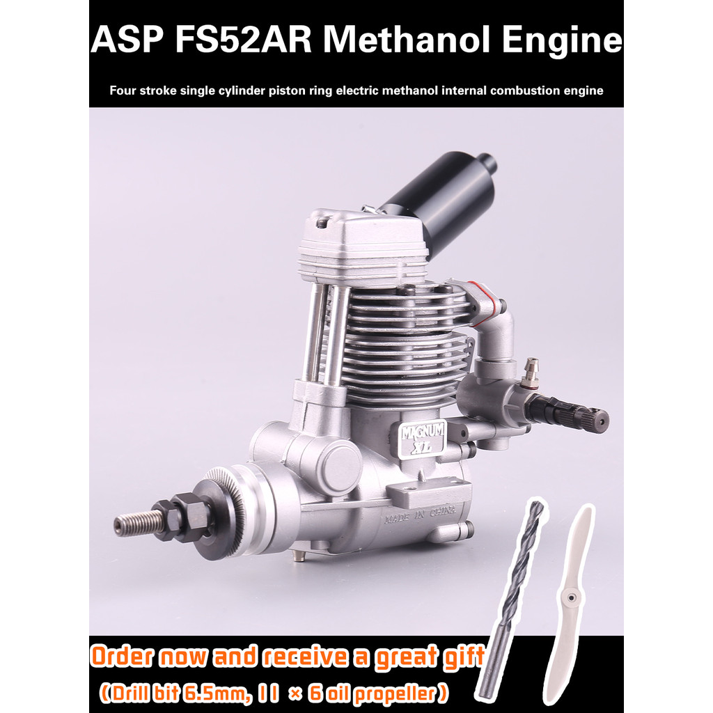 Jual ASP FS52AR 52 8.56cc Scale Four Stroke Methanol Nitro Engine Motor ...