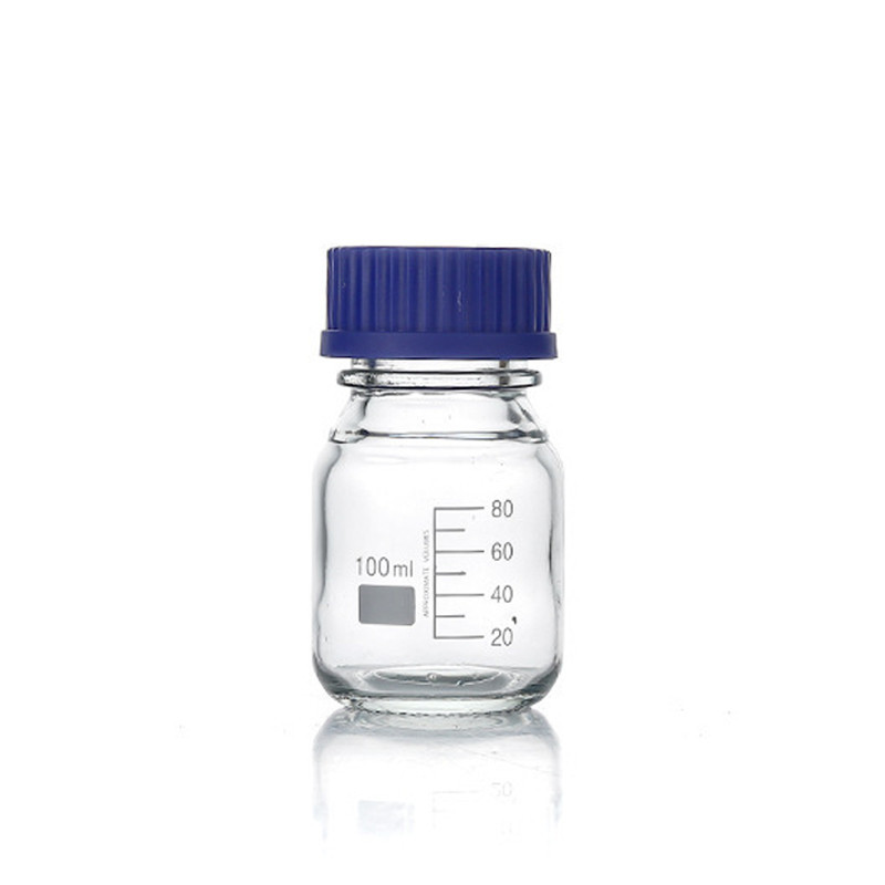 Jual 100ml Clear Botol Laboratory Reagent Botol Sampel Lab Botol Reagen ...