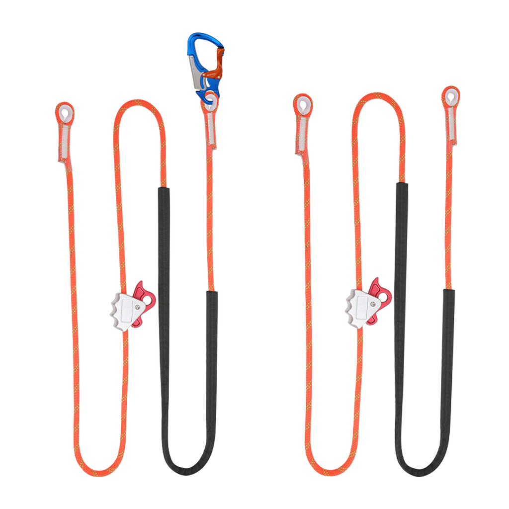 Jual Safety Climbing Adjustable Positioning Lanyard Rope Cut Resistant ...