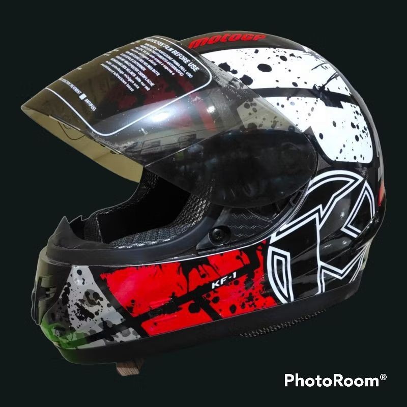 Jual helm kbr full face motif R10 viral | Shopee Indonesia