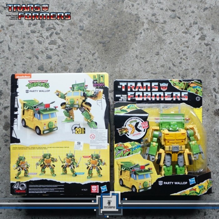 Jual Transformers Collaboration 2024 TMNT PARTY WALLOP Pizza Van ...