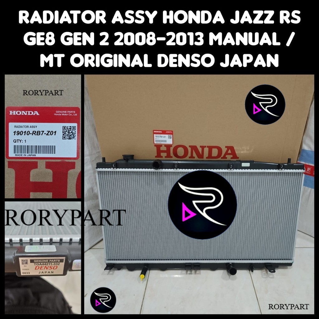 Jual RADIATOR ASSY HONDA JAZZ RS GE8 GEN 2 2008-2013 MANUAL ORIGINAL ...