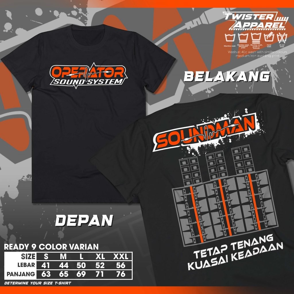 Jual Kaos Soundman Operator Sound System Tetap Tenang Kuasai Keadaan ...