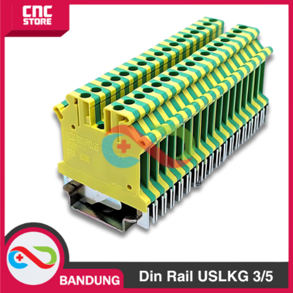 Jual TERMINAL BLOCK GROUND BLOK KABEL USLKG 3 5 TAB MODEL WEIDMULLER ...