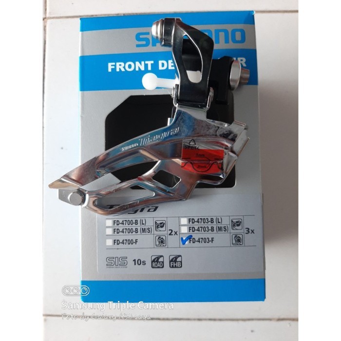 Shimano Tiagra FD-4703 10-Speed Triple Braze-On Front Derailleur