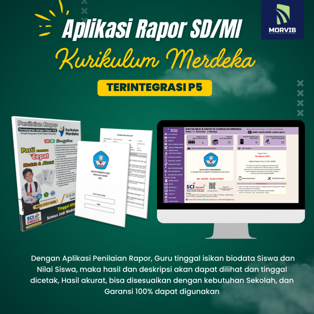 Jual APLIKASI RAPOR SD/MI KURIKULUM MERDEKA | Shopee Indonesia