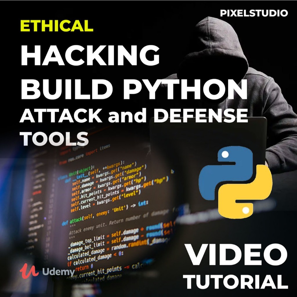 Jual [Course] 2023 Learn Ethical Hacking Build Python Attack & Defense ...