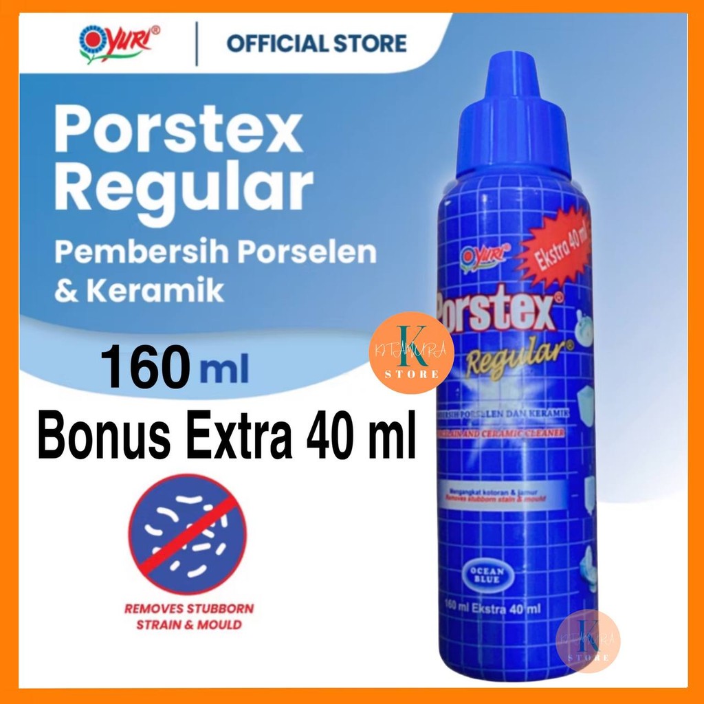 Jual YURI Porstex Regular Kemasan Baru Ekonomis Pembersih Porselen ...