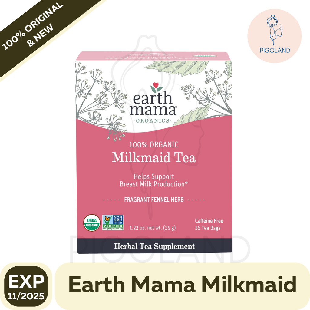 Jual ASI Booster Milkmaid Tea Earth Mama Angel Baby EMAB Pelancar ASI ...