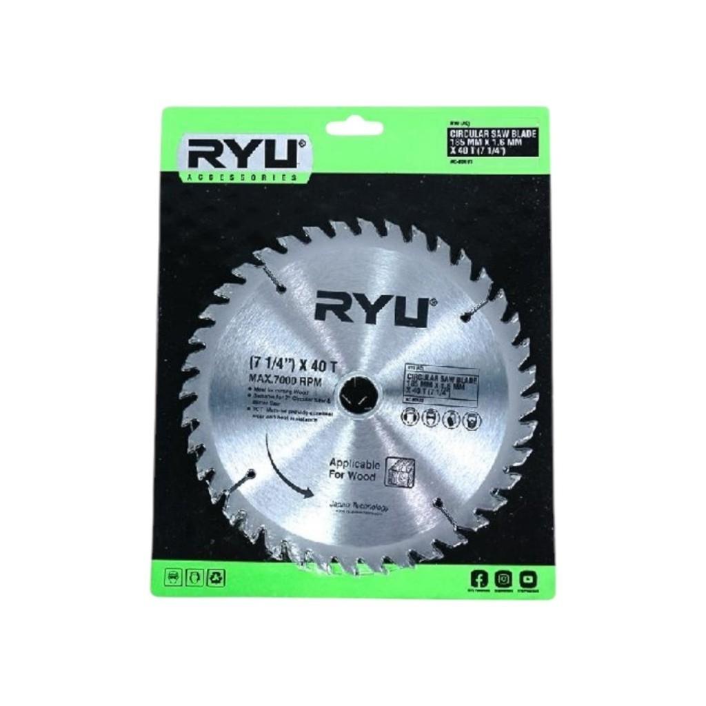 Jual RYU SAW BLADE SERIES / PISAU POTONG KAYU BESI ALLUMINIUM PLASTIK ...