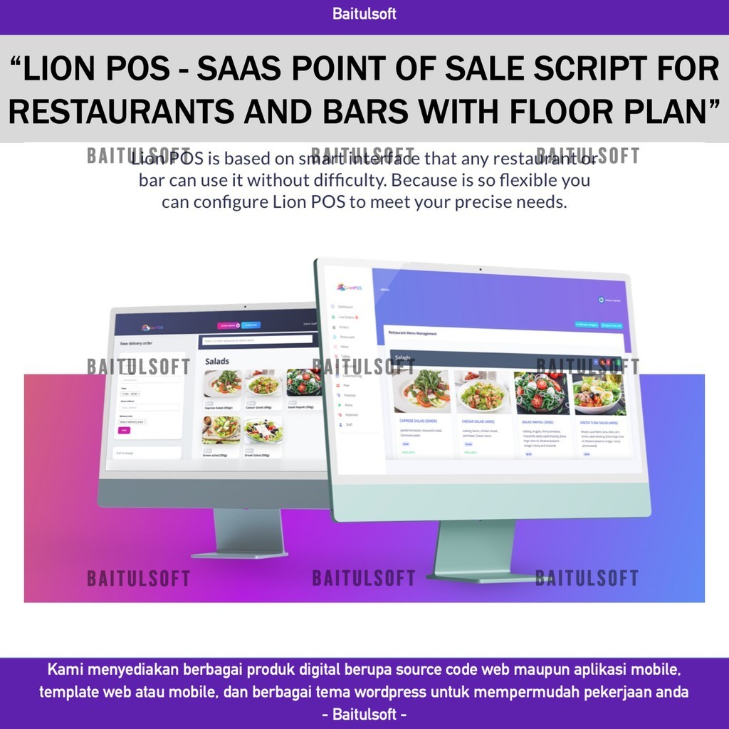 Jual SOURCE CODE APLIKASI WEB LION POS - SAAS POINT OF SALE SCRIPT FOR ...
