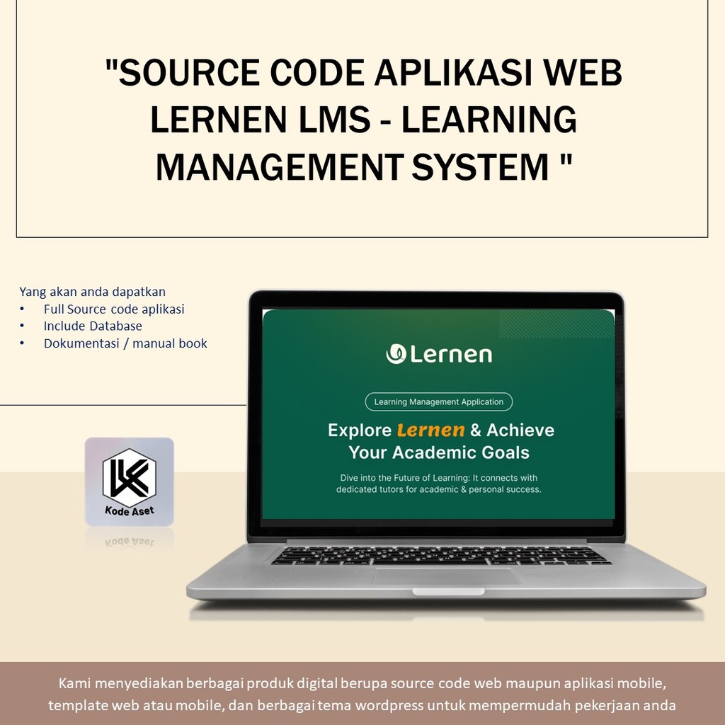 Jual SOURCE CODE APLIKASI WEB LERNEN LMS - LEARNING MANAGEMENT SYSTEM ...
