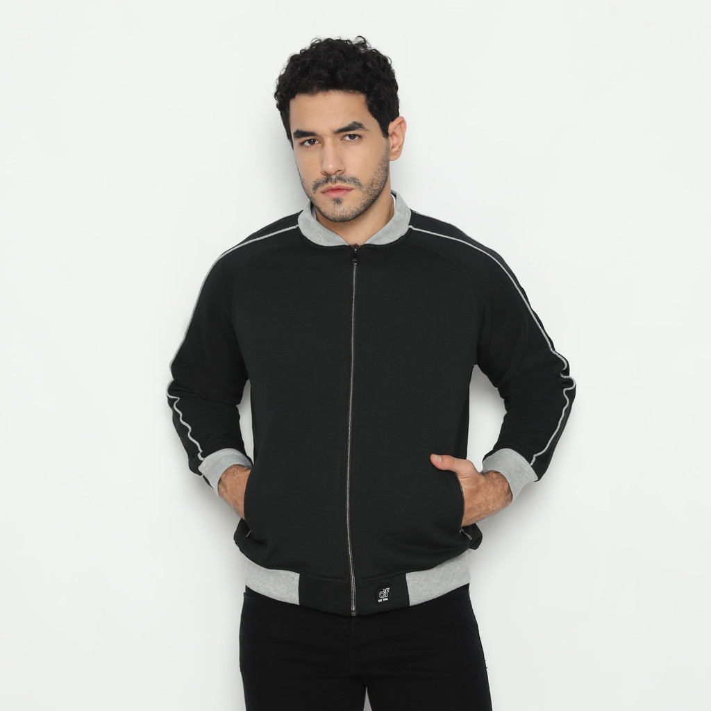 d&f Jaket Pria CVC Raglan Sido