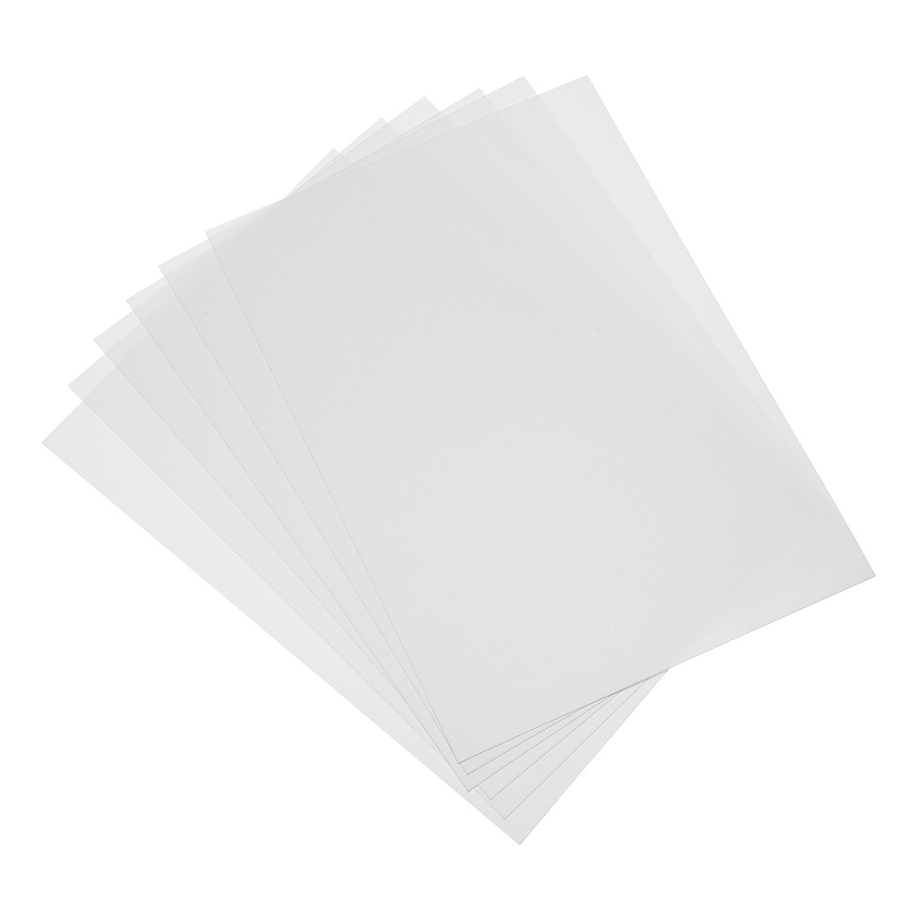 Jual 10/20Pcs 20 Mil Clear PVC Binding Covers Front View Protector Un ...