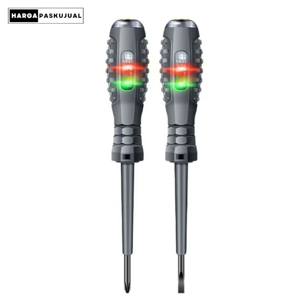 Jual Obeng Tespen Bolak Balik Dual Led Tester Listrik With Indicator ...