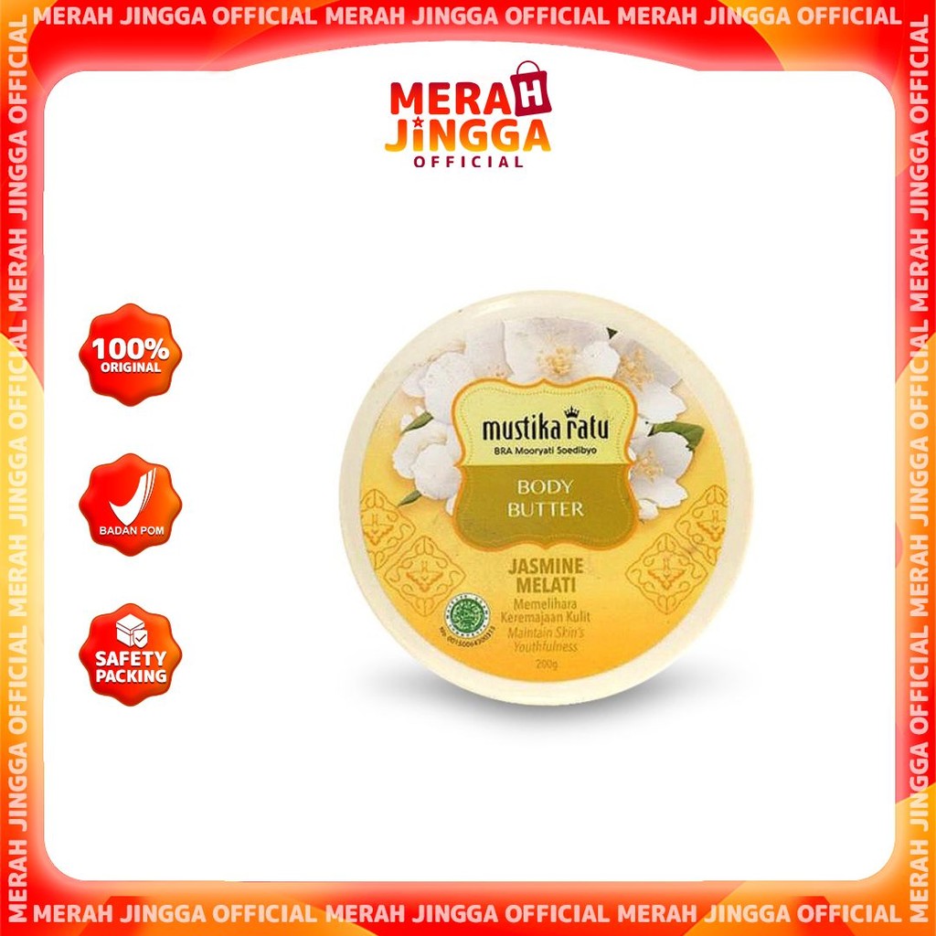 Jual Mustika Ratu Body Butter 200gr | Jasmine | Merah Jingga Official ...