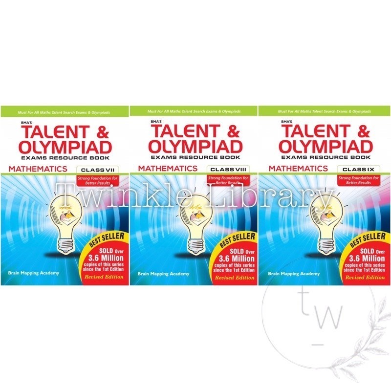 Jual BUKU FISIK BMA’s Talent & Olympiad Mathematics Class 7 8 9 - Exam ...