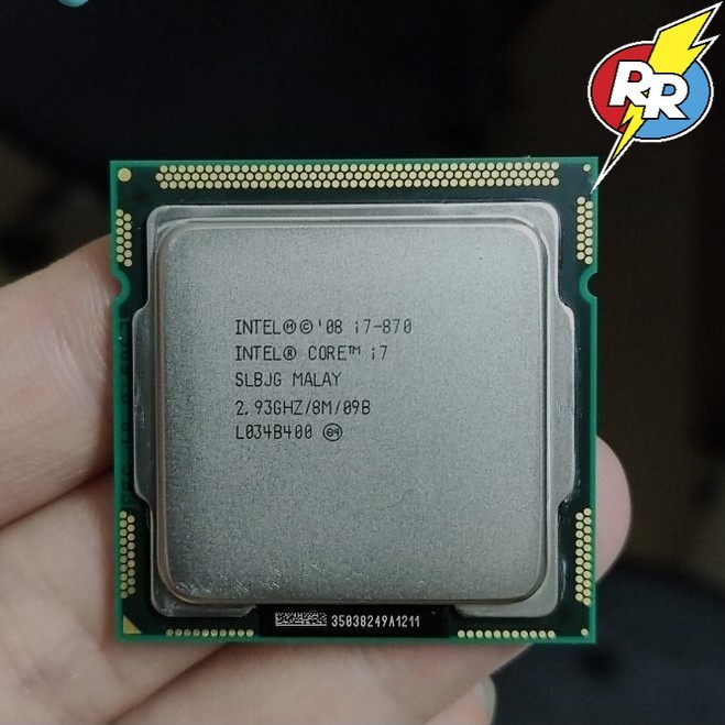 Processore Intel Core I7-870 2.93 GHz Quad-Core, LGA 1156, SLBJG, Usato