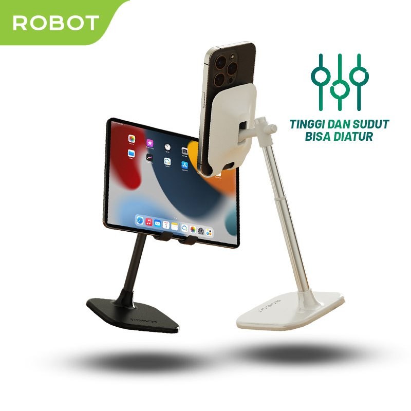 Jual Stand Holder Universal ROBOT RT-US10 Smartphone Tablet Adjustable ...