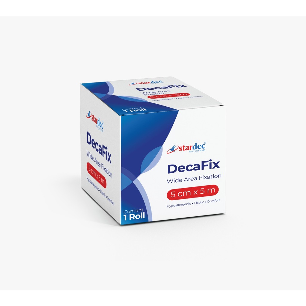 Jual Stardec Decafix Plester Roll Penutup Luka 5 cm x 5 m | Twin Pack ...