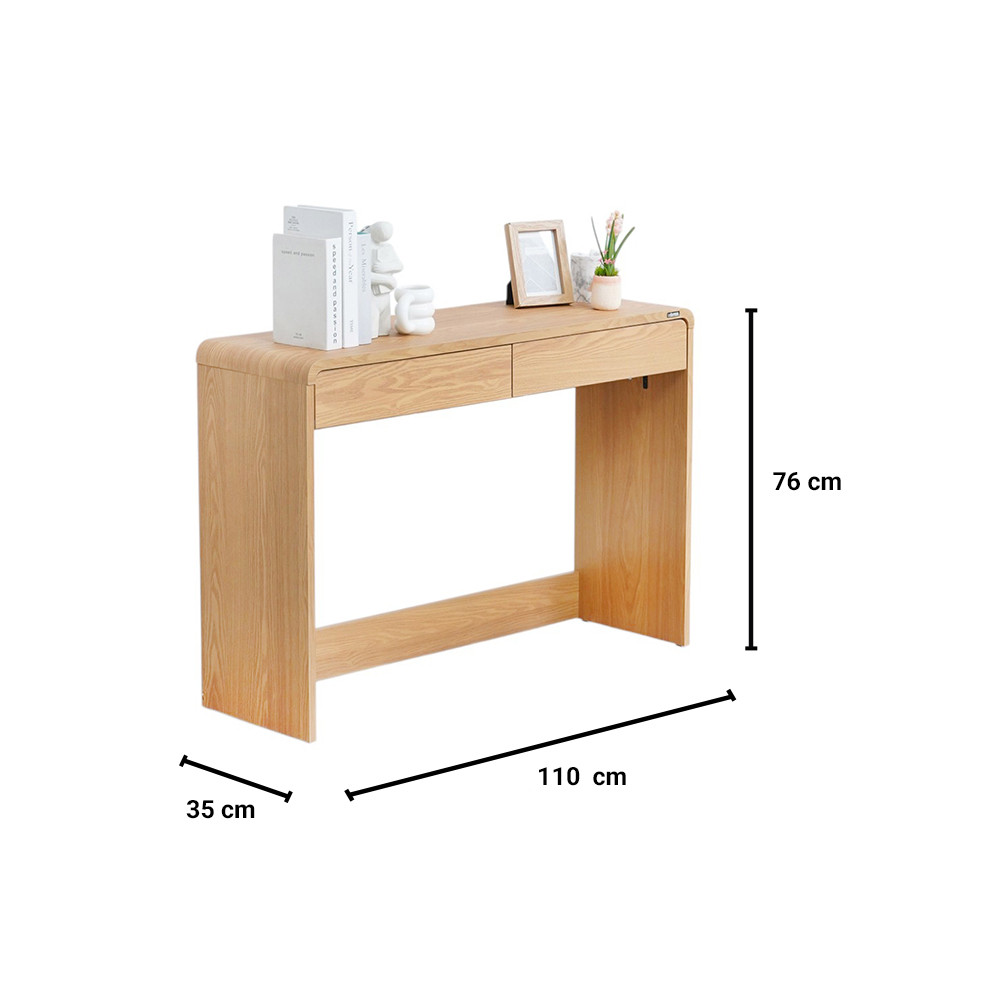 Jual Informa Raphael Meja Konsol - Cokelat Oak Console Table Meja Ruang ...
