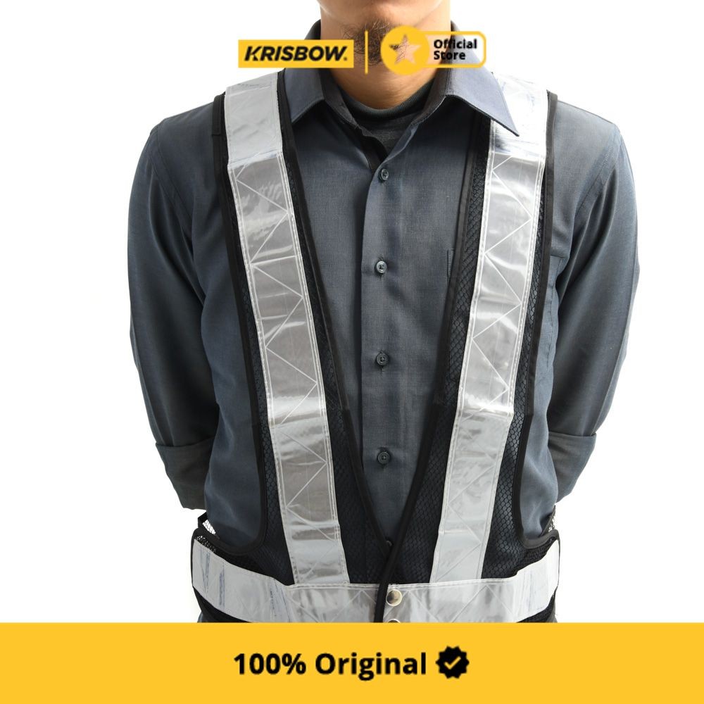 Jual Krisbow Rompi Pengaman Mesh (Ukuran M) Safety Reflektif APD Proyek ...