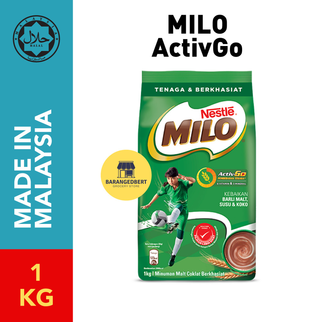 Jual NESTLE MILO ActivGo Malaysia Susu Bubuk Coklat Original Malaysia