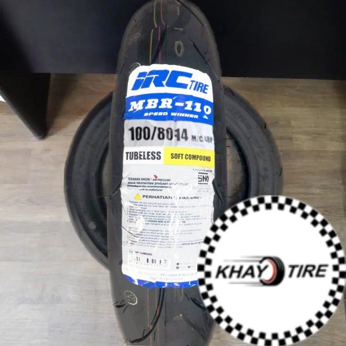 Jual Paket Ban Motor HONDA PCX IRC MBR 110 Soft Compound 100/80 - 120/ ...