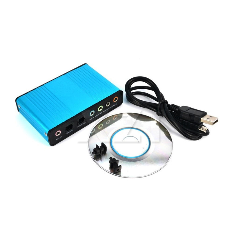 Jual Newest Hot USB 2.0 Sound Card 6 Channel 7.1 and 5.1 Optical ...