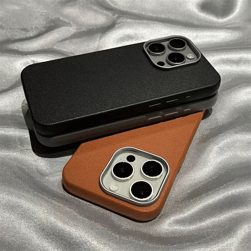 Jual Leather Premium Soft Case For iPhone 16 Pro Max 16 Plus 15 Pro Max