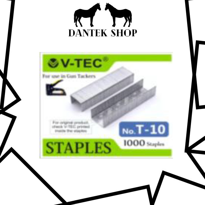 Jual Isi Stapler Gun Tacker V-tec T-10 Untuk TP-8H, TS-13H, TS-824 ...