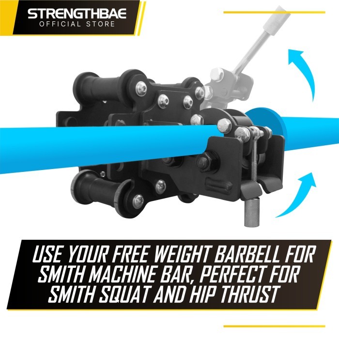 Jual Smith Machine Trolley STRENGTHBAE Attachment Power Rack Home Gym ...